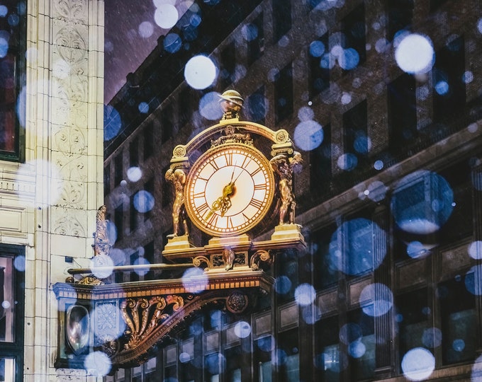 A snowglobe at Kaufmann's - Pittsburgh skyline - Various Prints