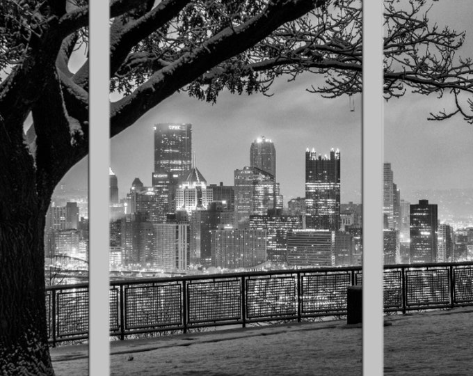 A snowy morning on the West End - Pittsburgh Triptych - Various formats