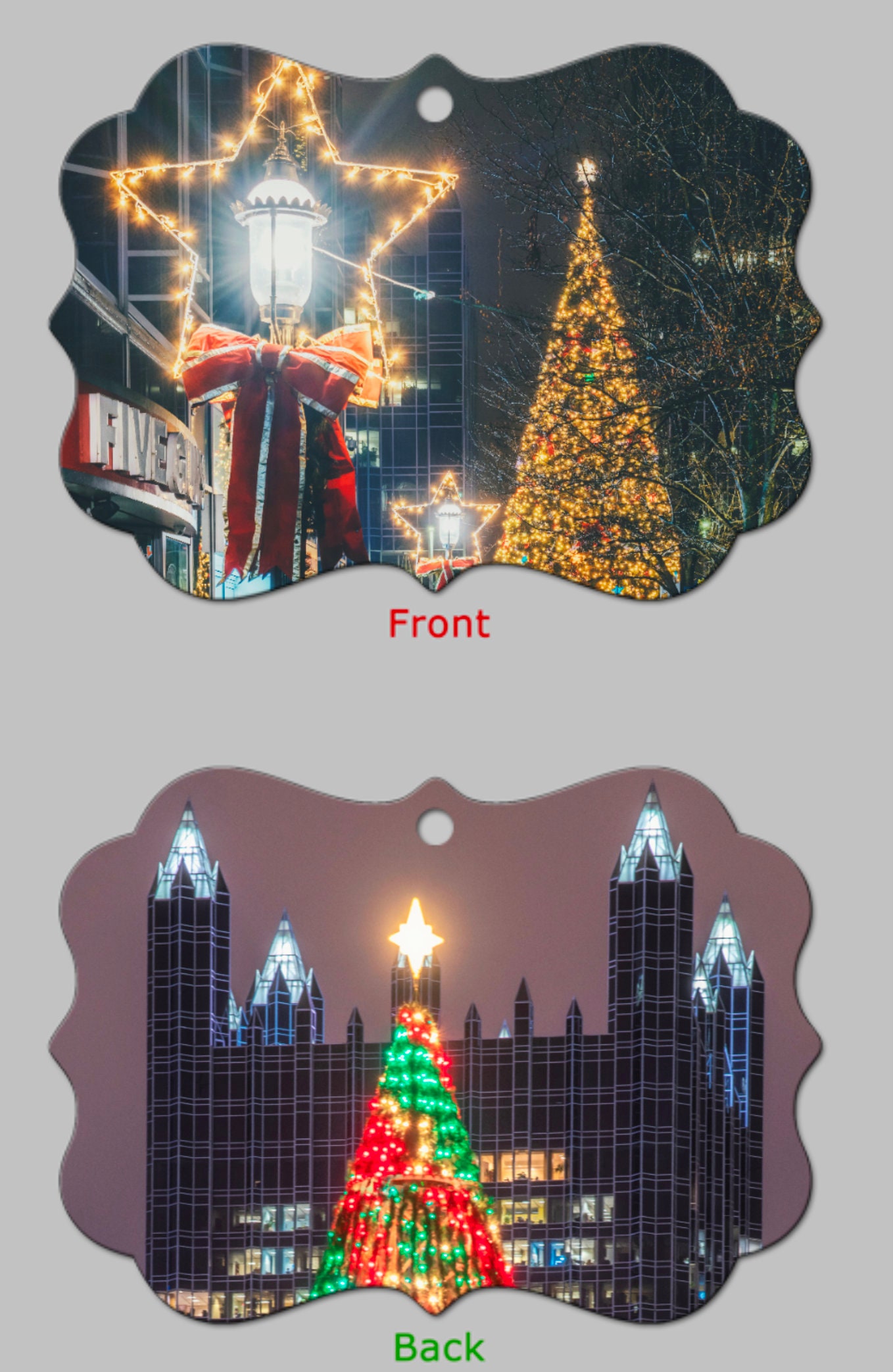 Christmas in Pittsburgh Pittsburgh Christmas Ornaments