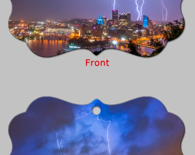 Summer storms - Pittsburgh Christmas Ornaments