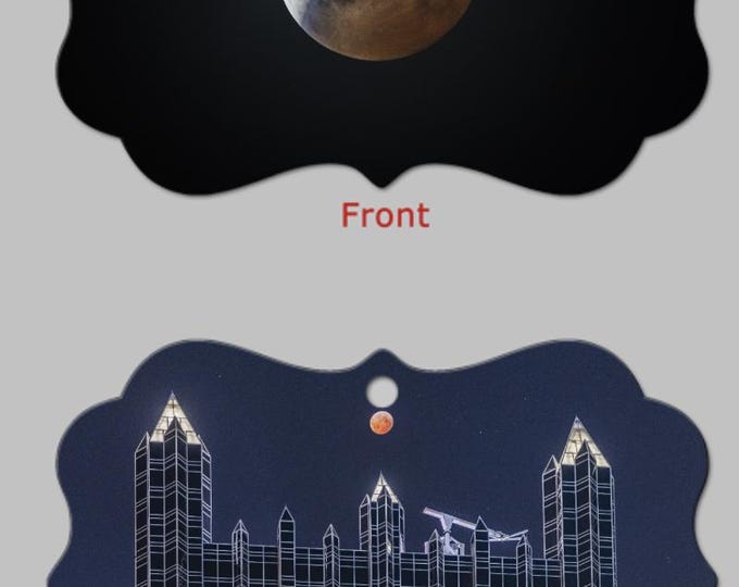 The 2025 Lunar Eclipse in Pittsburgh - Pittsburgh Christmas Ornaments