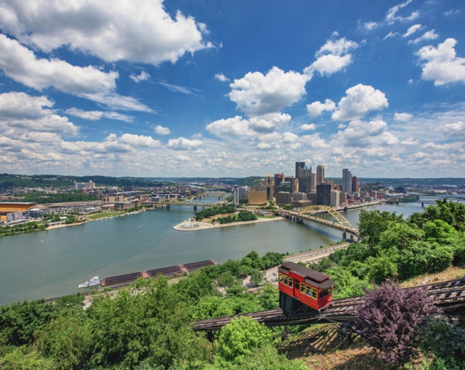 Picture Perfect Pittsburgh from the Duquesne Incline - Pittsburgh Prints - Various Prints