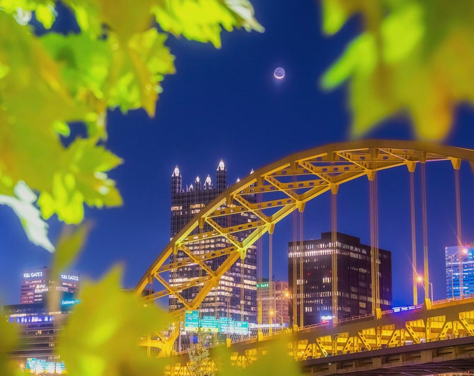 Framing the moon - Pittsburgh Prints