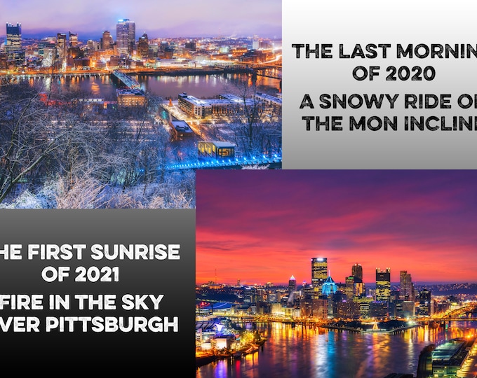 The first and the last - The last morning of 2020 and the first sunrise of 2021 in Pittsburgh - Various Prints