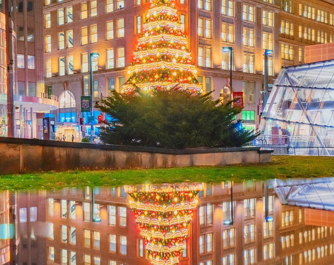 Reflections of the Horne's Tree - Pittsburgh skyline - Various Prints