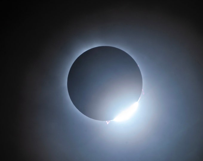 The diamond ring of the April 8th, 2024 Solar Eclipse - Eclipse prints - Various Prints