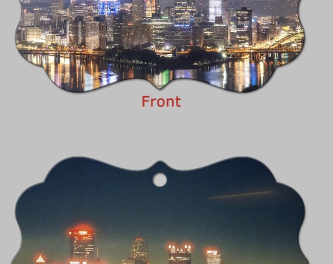 SpaceX Rocket Launch in Pittsburgh - Pittsburgh Christmas Ornaments