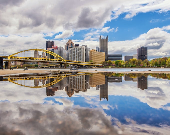 Double 'Burgh - Pittsburgh skyline - Various Prints