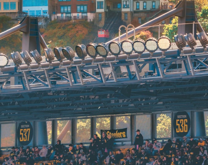 Acrisure Stadium (Heinz Field) and the Incline - Pittsburgh Prints