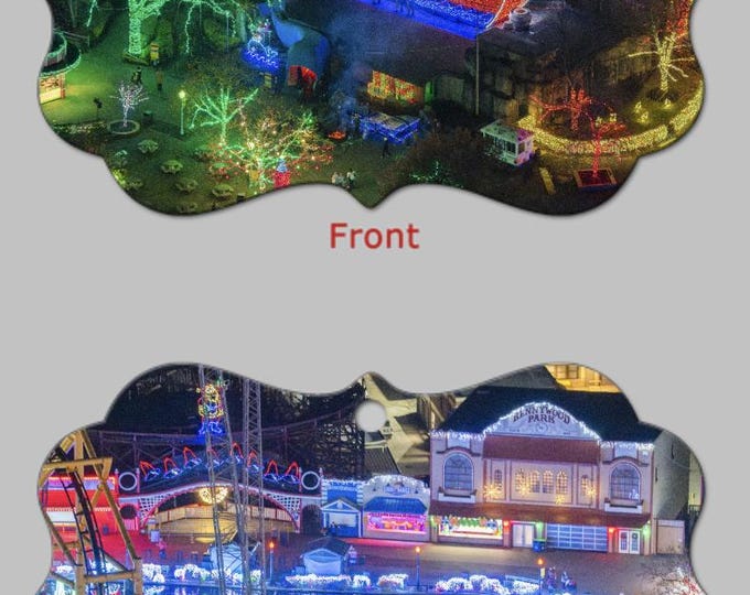 Close ups of Kennywood Park on Pittsburgh Light Up Night 2025  - Pittsburgh Christmas Ornaments