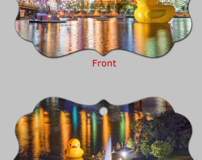 Giant Rubber Duck in Pittsburgh - Pittsburgh Christmas Ornaments