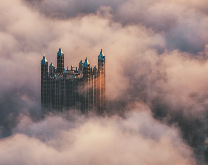 The Glass Castle in the Sky - Pittsburgh skyline - Various Prints