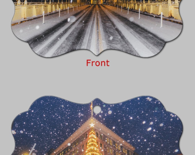 Pittsburgh Snowglobe Series - Pittsburgh Christmas - Pittsburgh Christmas Ornaments