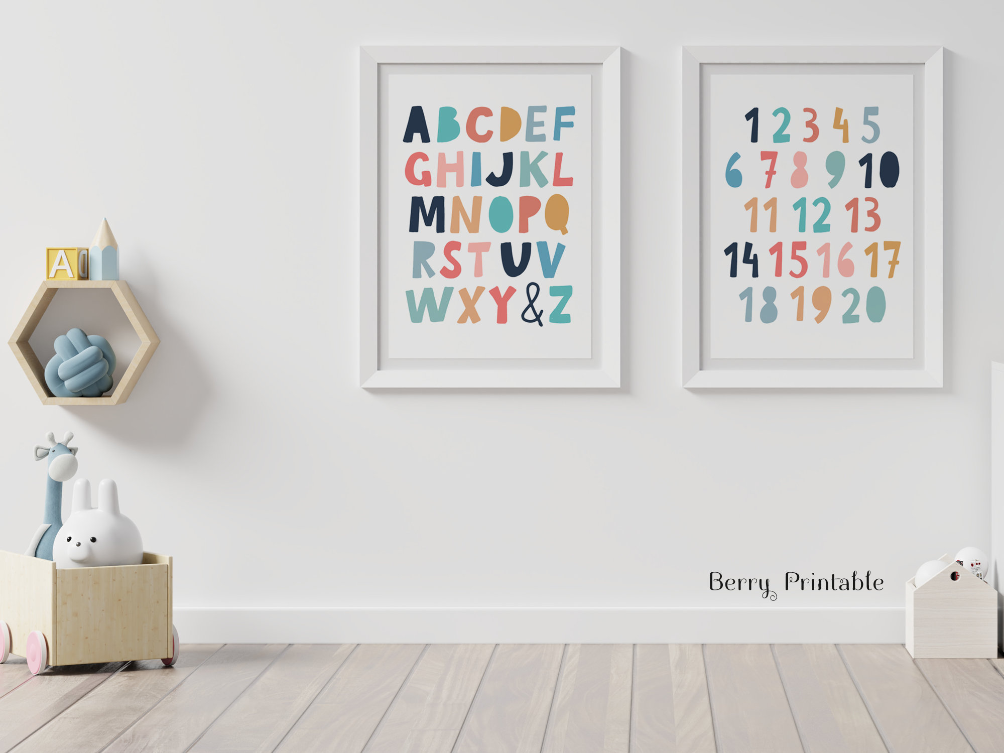 Playroom Printable Wall Art, Shared Room Decor, Kids Playroom Wall Art