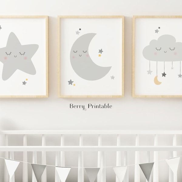 Moon Star Nursery - Etsy