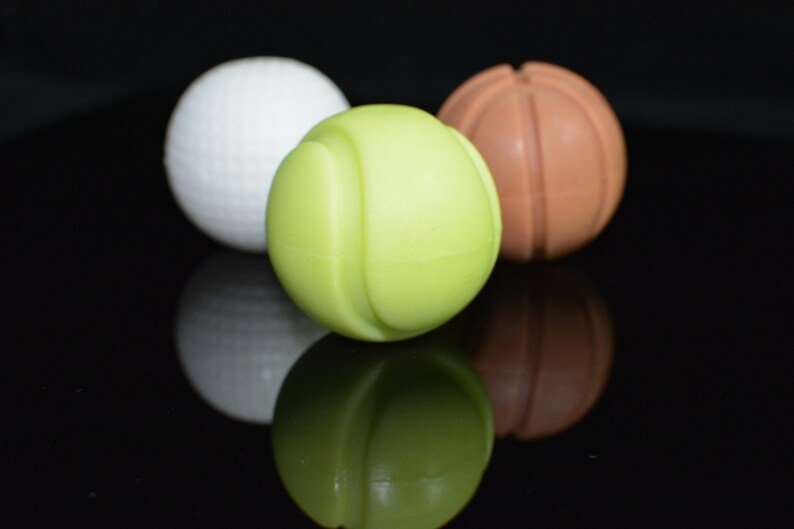 3D Tennis Ball soap made with our Luxury Triple Butter soap | Etsy