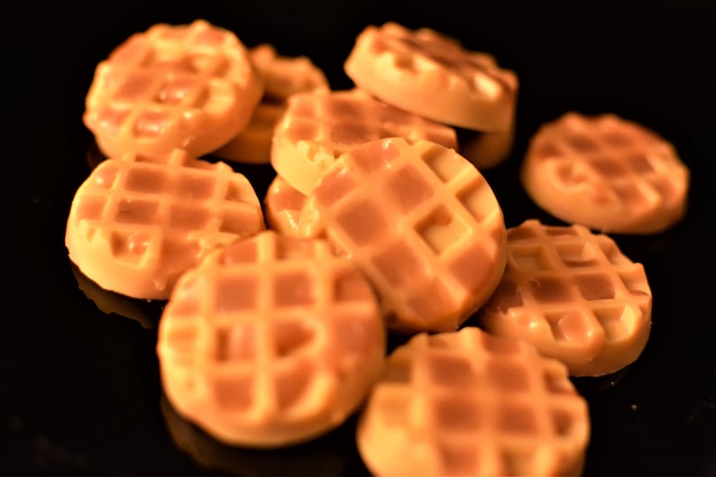 Set of 20 Mini Eggo waffles with Maple syrup party favors. Etsy