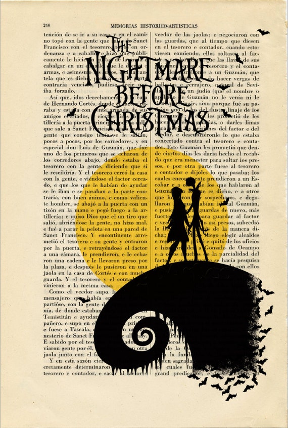 Details about   19I The Nightmare Before Christmas Print Art Silk Poster 