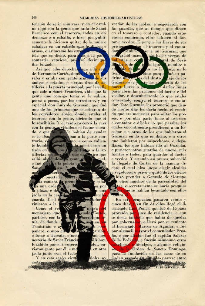 Poster Banksy - Les jeux olympiques