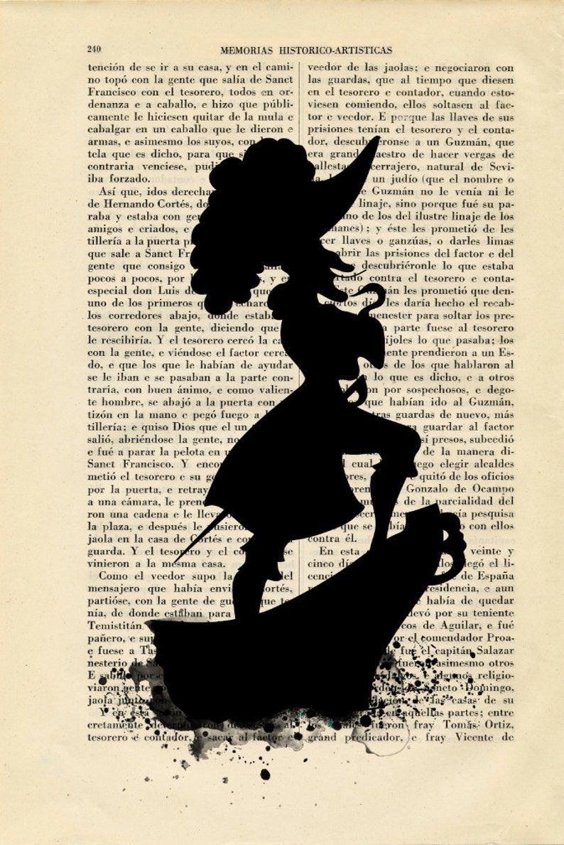 Peter Pan Captain Hook Silhouette Art Print Hook Book Poster | Etsy