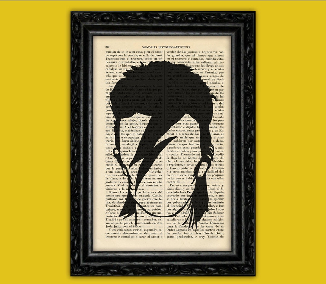 David Bowie Art Print Ziggy Stardust Music Star Poster Book Art Dorm ...