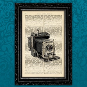 Vintage Kamera Kunst Buch KunstDruck Poster Buch Kunst Antik Kamera Kunst Schlafsaal Geschenk Druck Wand Dekor Poster Wörterbuch Retro Kamera (36)