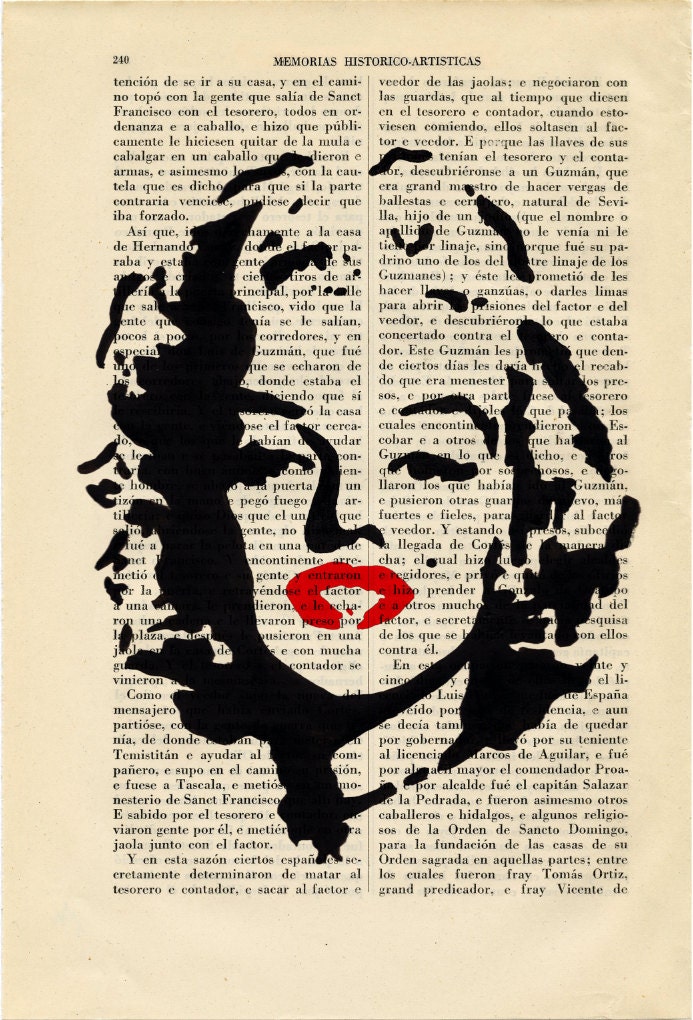 Marilyn Monroe Stencil Art Print Beautiful Marilyn Red Lips | Etsy