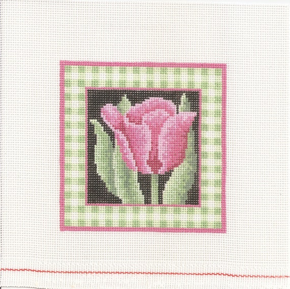Needlepoint Canvas - Hand Painted - 'Always Blooming' - Hand Embroidery