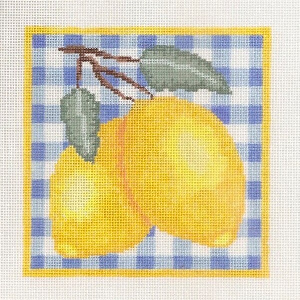 Lemon Needlepoint Canvas Etsy