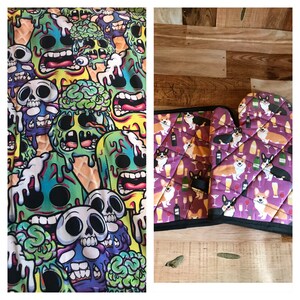 Ensemble de maniques et gants de four isolés/piqués zombies/individuels