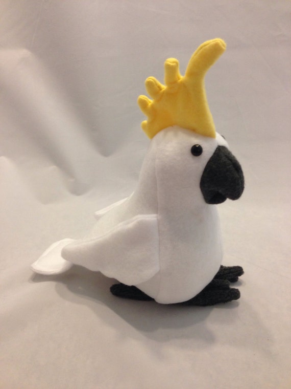 cockatoo stuffed animal
