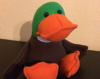 Stuffed mallard/rouen duck, duck toy