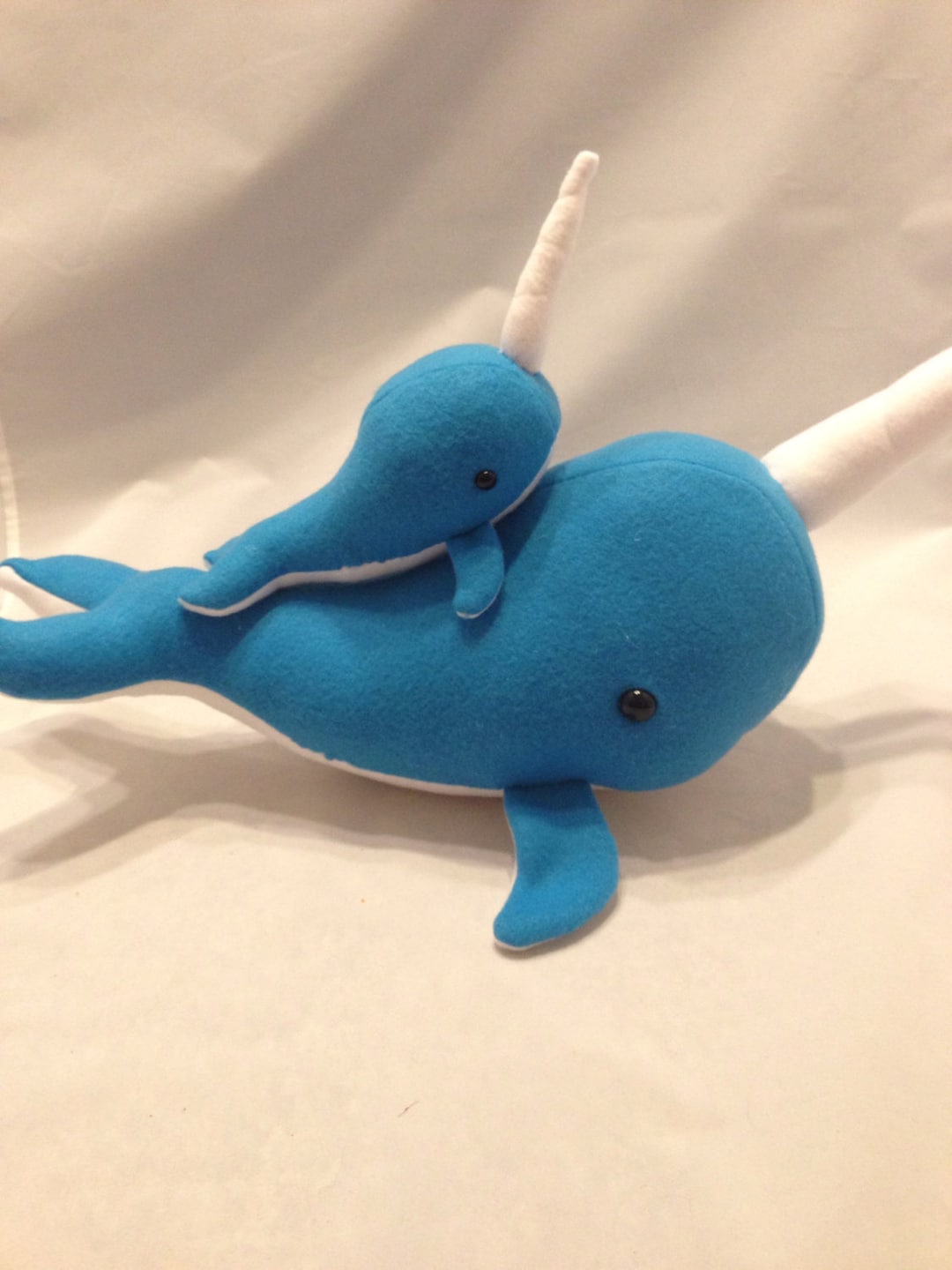 Large and Mini Stuffed Narwhal choose Your Colors narwhal Plushie Etsy