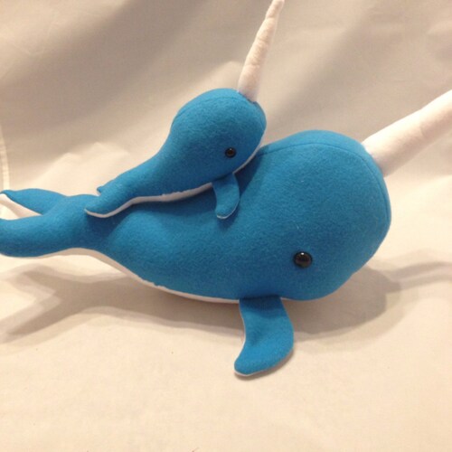 Large stuffed narwhal hotsell