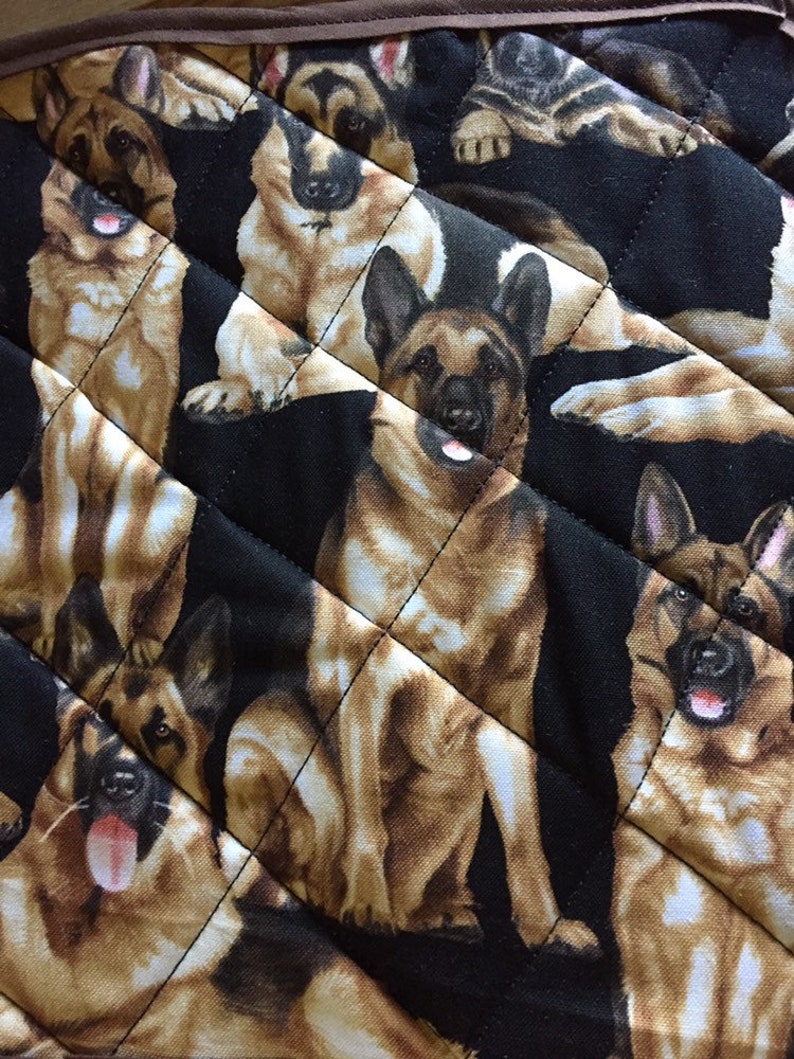 German shepherd pot holder and oven mitt set/individual Etsy