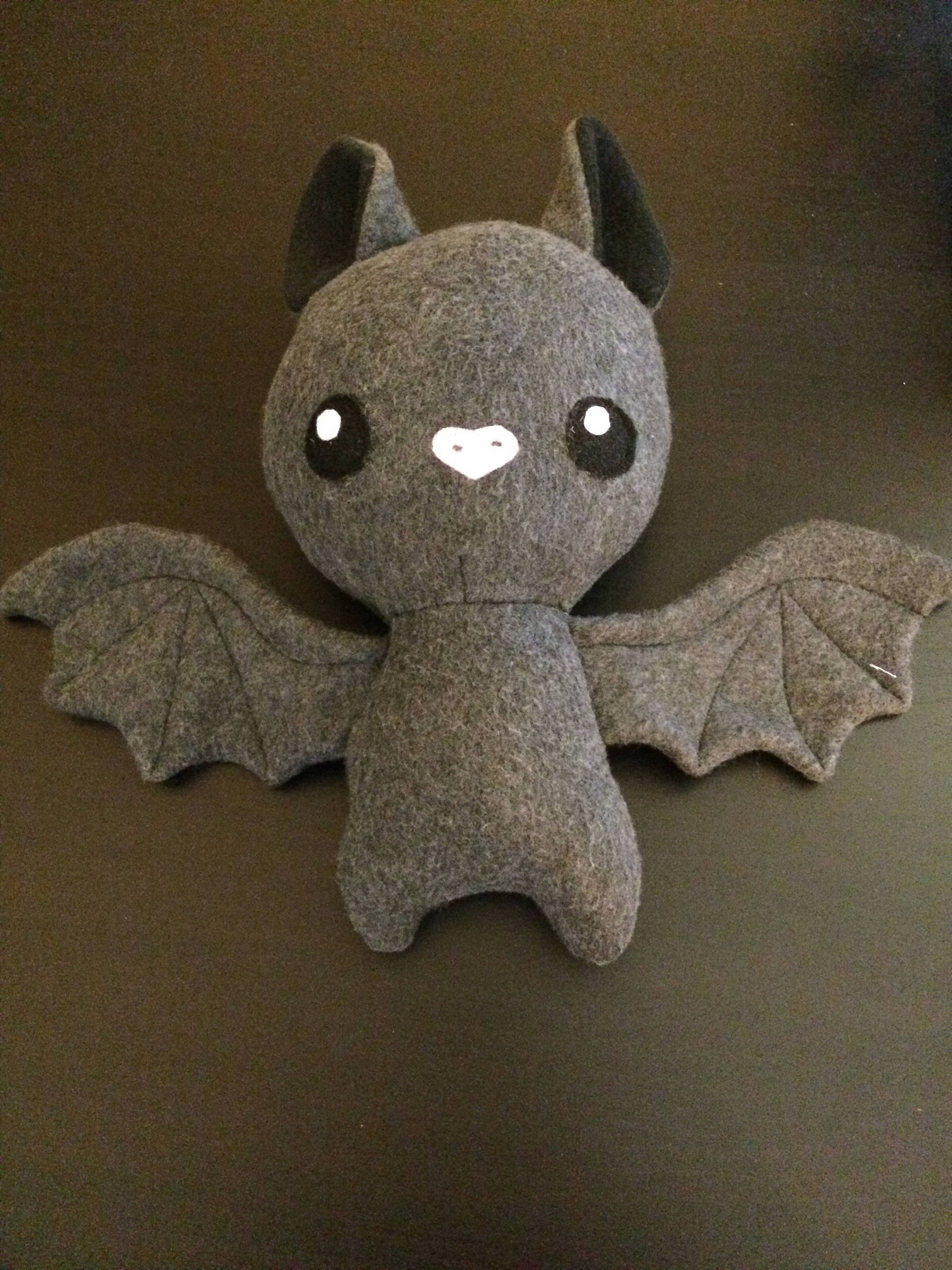 Stuffed bat plushie cute custom stuffed bat | Etsy