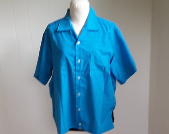 Vintage Imperial Men's Bowling Shirt, Michigan Lottery Promotional Shirt, Uniform Shirt Size XL
