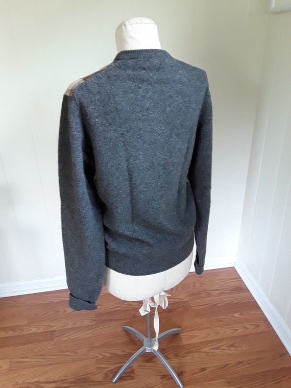 Men's Australian Lambswool Crewneck Sweater, Vintage … Gem