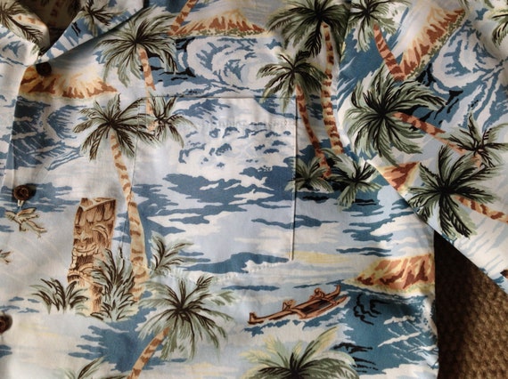 Men's Vintage Hawaiian Shirt, Pacific Legend Made… - image 5