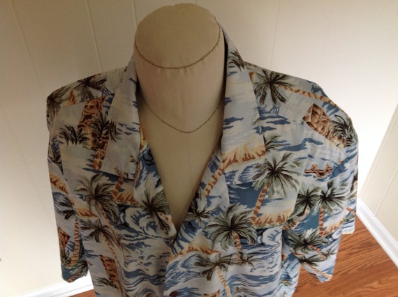 Men's Vintage Hawaiian Shirt, Pacific Legend Made… - image 3