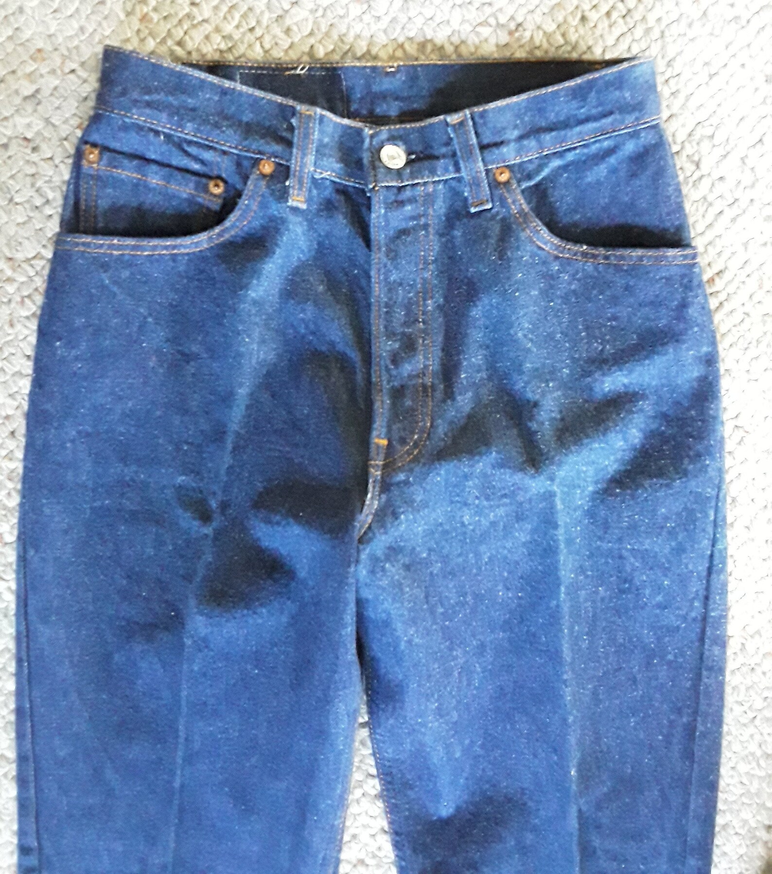 1980s Women's Levi Button Fly 501 Jeans High Waist Slim - Etsy
