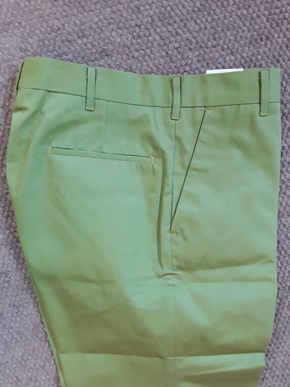 NOS Kids Green Shorts, Classic 1960 High Waisted … - image 7