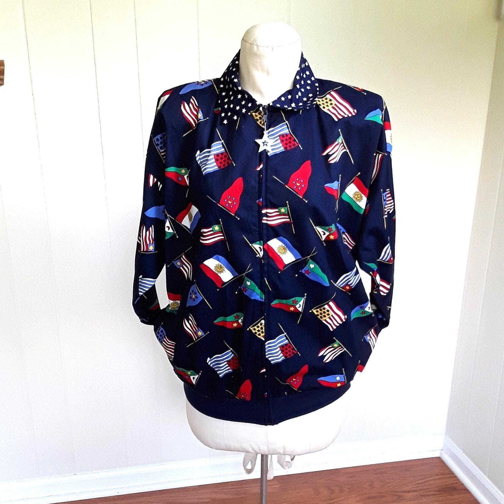 80s Sailing Jacket - Etsy