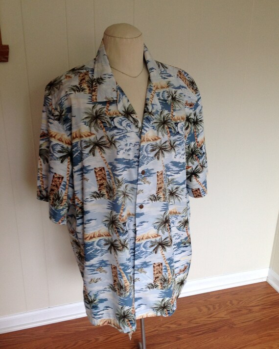 Men's Vintage Hawaiian Shirt, Pacific Legend Made… - image 2