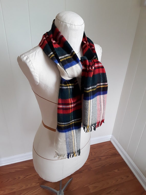 Johnstons of Elgin Dress Stewart Scarf, Cashmere … - image 4