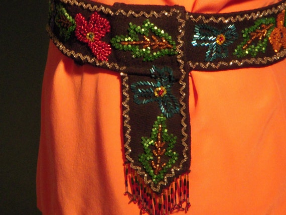 Handmade Women's Beaded Belt Made in Ukraine, Mul… - image 1