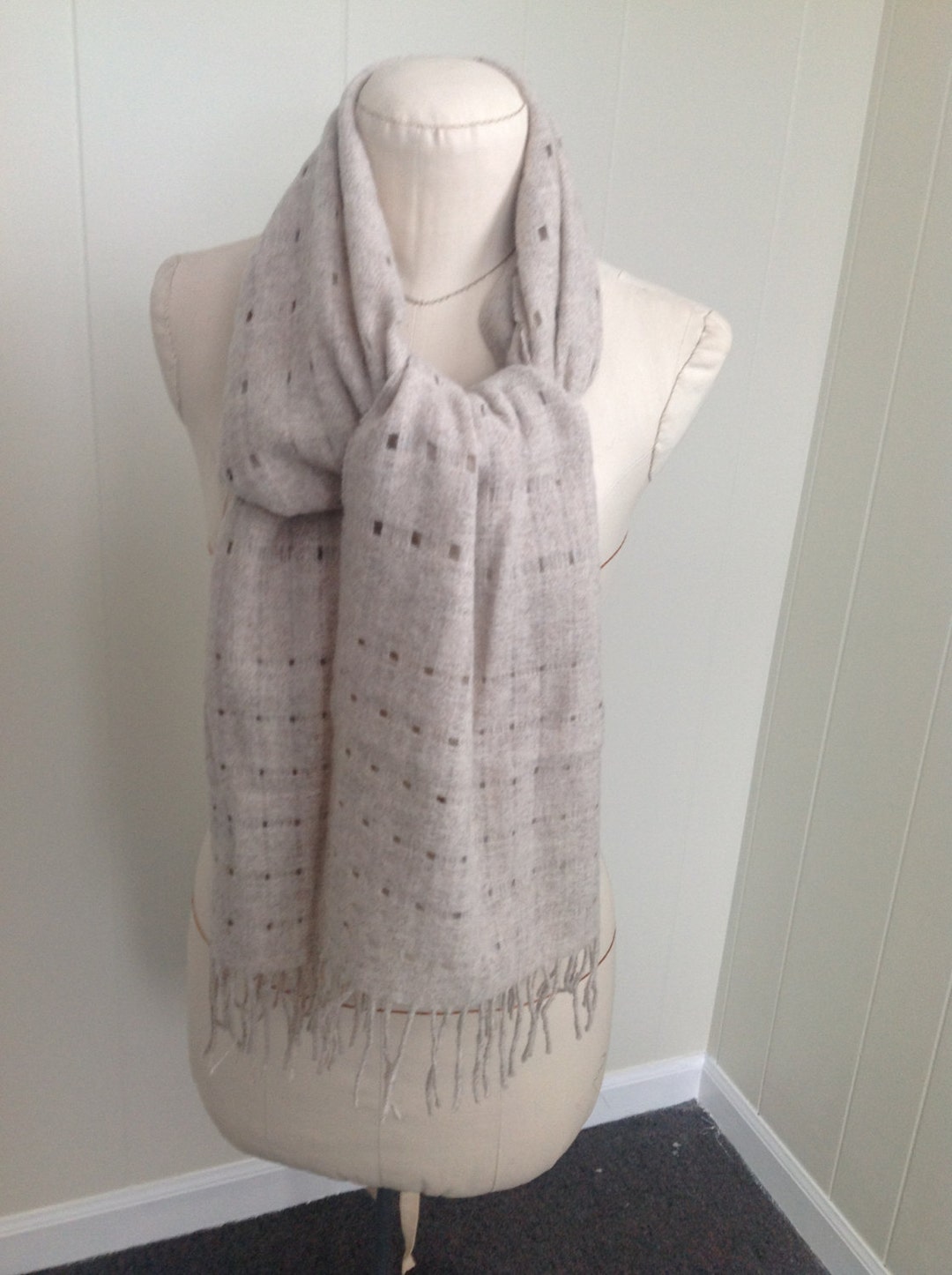 Cecchi e Bufanda de lana hecha en Italia Bufanda de - Etsy España