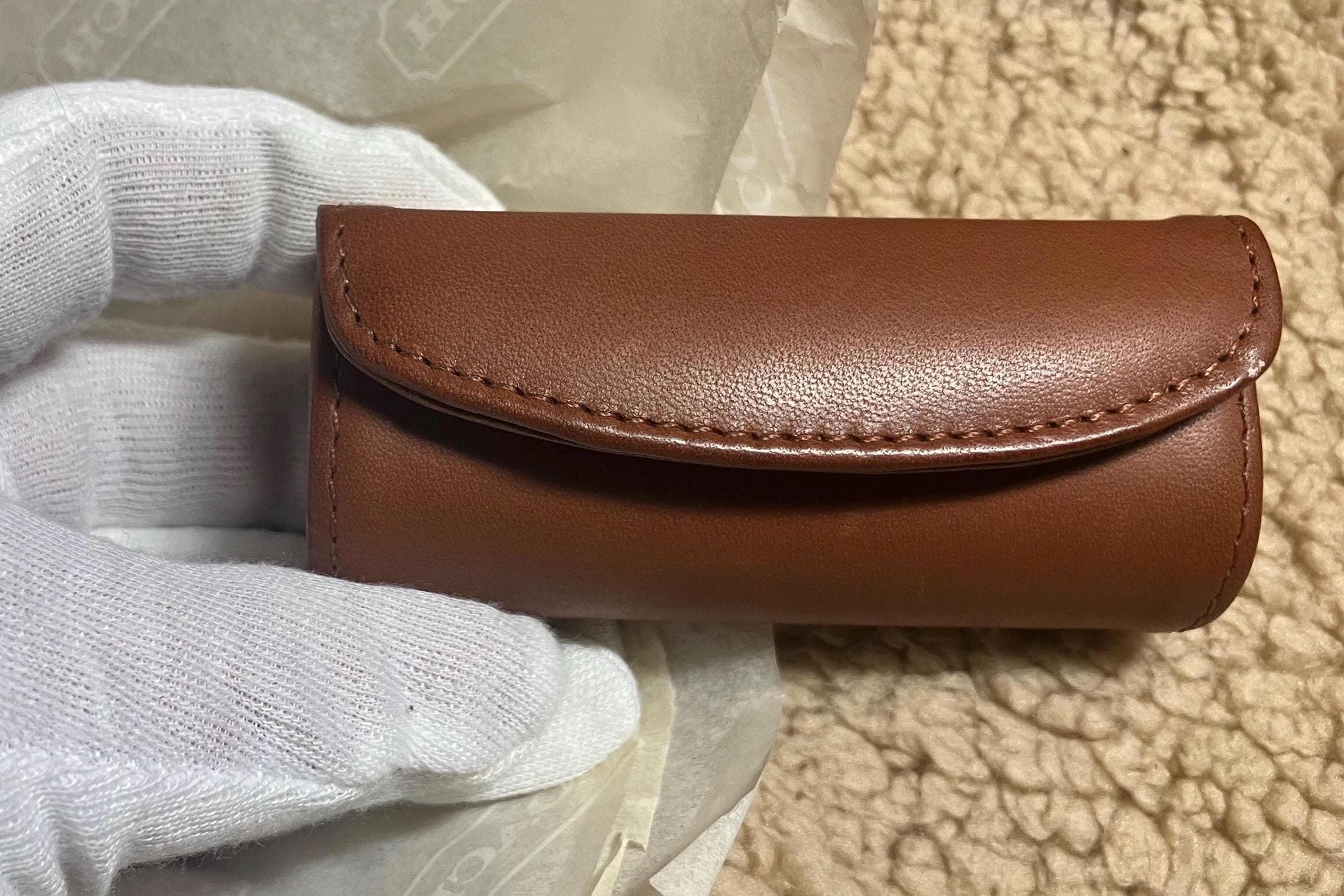 Vintage Coach Lipstick Case, New in British Tan, 6901 Free US