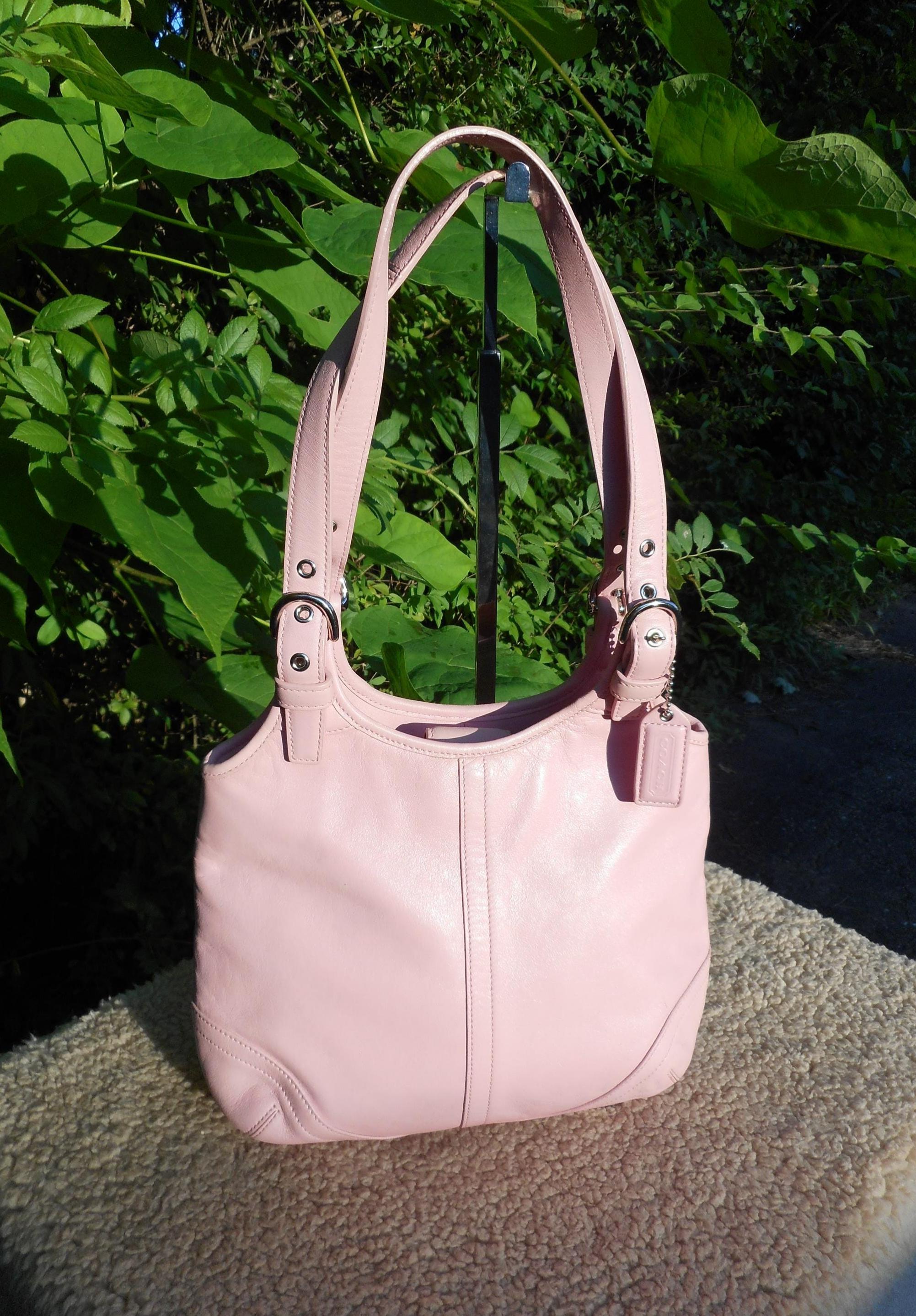 Vintage Coach Pink Hobo - Etsy