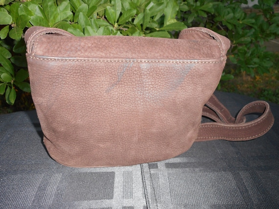 Vintage Coach Sonoma Small Flap Bag Nubuc 4946 in Bramble